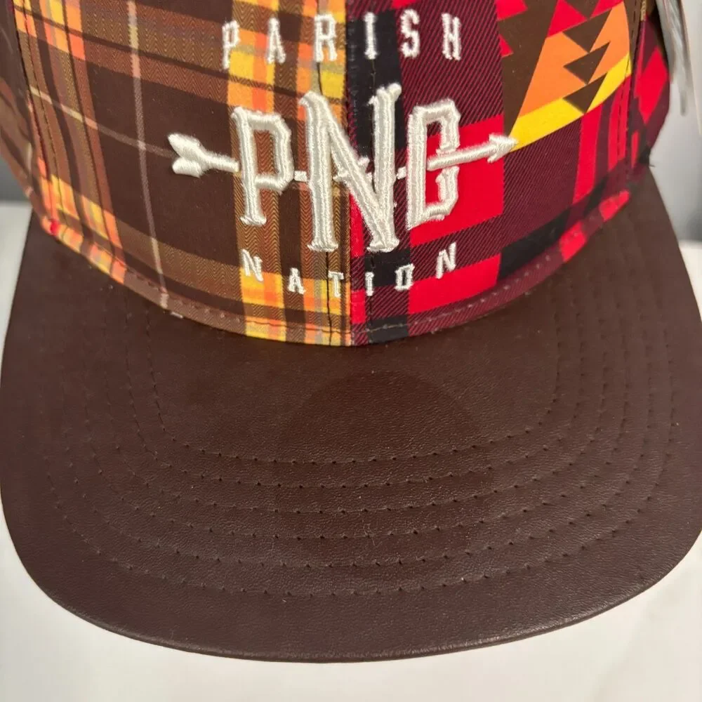 Parish Nation NWT Hat Southwest Print Cap Snapback Western Rodeo Adjustable